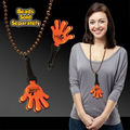 Orange & Black Hand Clapper w/ Attached J Hook